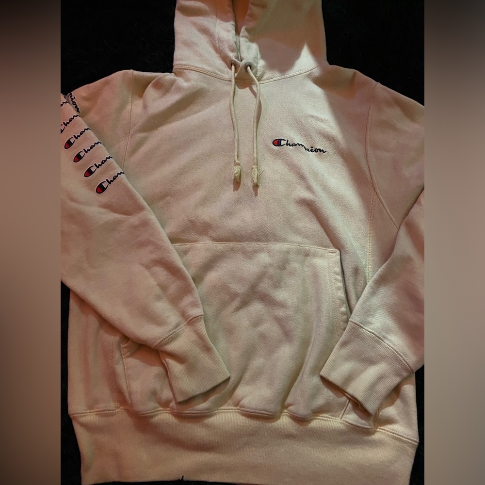 Baby yellow Champion hoodie